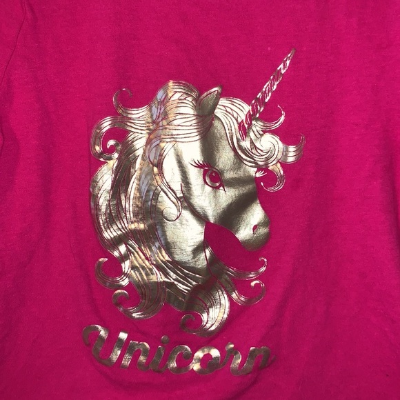 The Children’s Place pink unicorn mama & me matching shirts - Picture 5 of 9